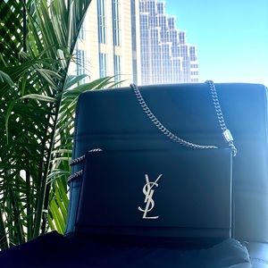 YSL KATE IN GRAIN EMBOSSED LEATHER